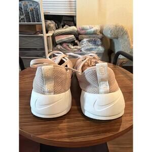 Women’s Pink Lightweight Running Shoes Lace Up Athletic Sneakers Casual